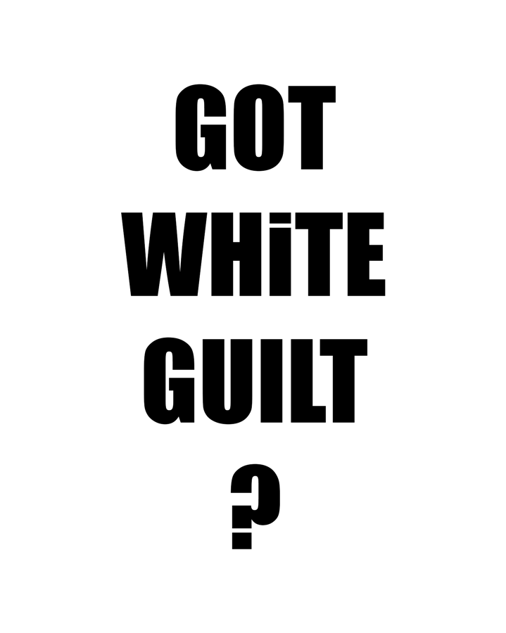 RaFia Santana, Got White Guilt?, 2023. Animated GIF.