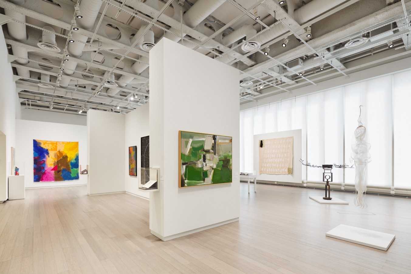 Installation view of the exhibition "Dead Lecturer / distant relative: Notes from the Woodshed 1950-1980" curated by Genji Amino. On view at the Wallach Art Gallery, Columbia University, July 9 - October 1, 2022.