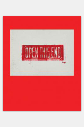 Cover of "Open This End: Contemporary Art from the Collection of Blake Byrne"