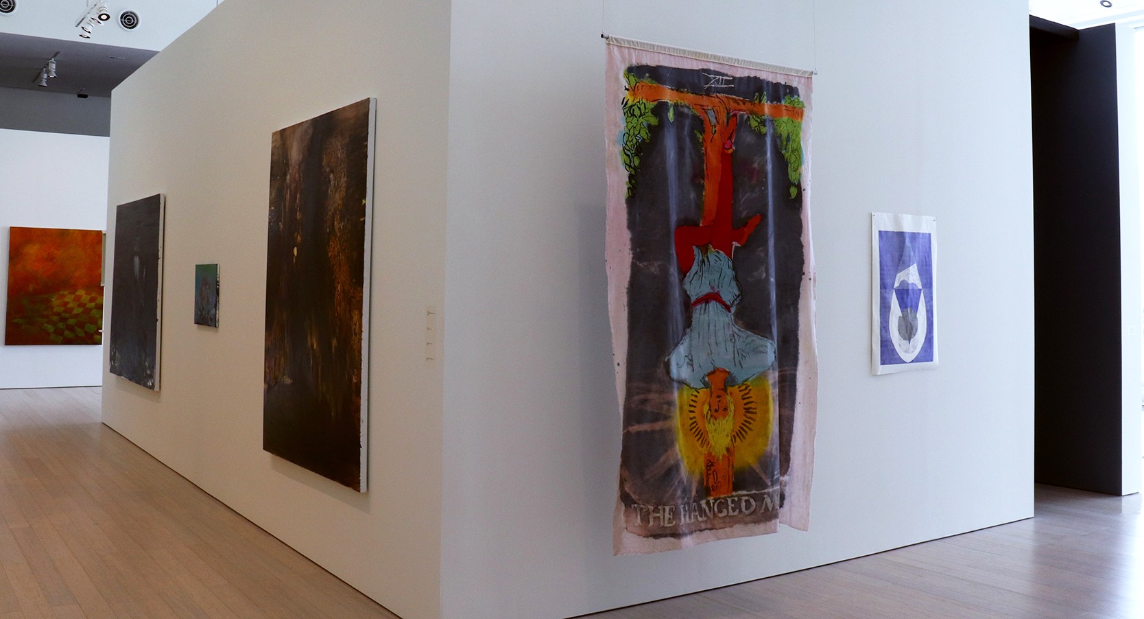 Installation view of the 6th floor 2019 MFA Thesis Exhibition, on view at the Wallach Art Gallery, Columbia University April 27 – May 26, 2019. Photograph by Eddie José Bartolomei. Courtesy the Wallach Art Gallery.