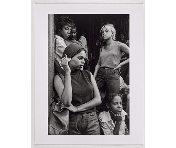 Larry Fink. "Harlem Youth," 1964, printed 2019. Archival pigment print. Art Properties, Avery Architectural & Fine Arts Library, Columbia University, Gift of Dr. and Mrs. Altan Yenicay. © Larry Fink, reproduced by permission.