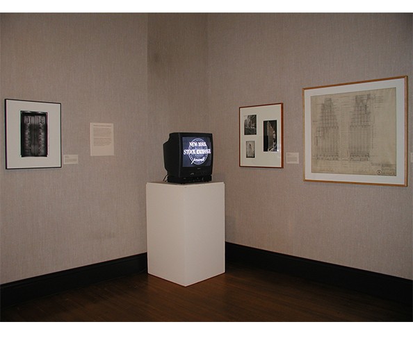Installation view of the exhibition "Ely Jacques Kahn, Architect: From Beaux-Arts to Modernism in New York" curated by Jewel Stern, John A. Stuart, and Janet Parks. On view at the Wallach Art Gallery, Columbia University, September 27 - December 9, 2006.