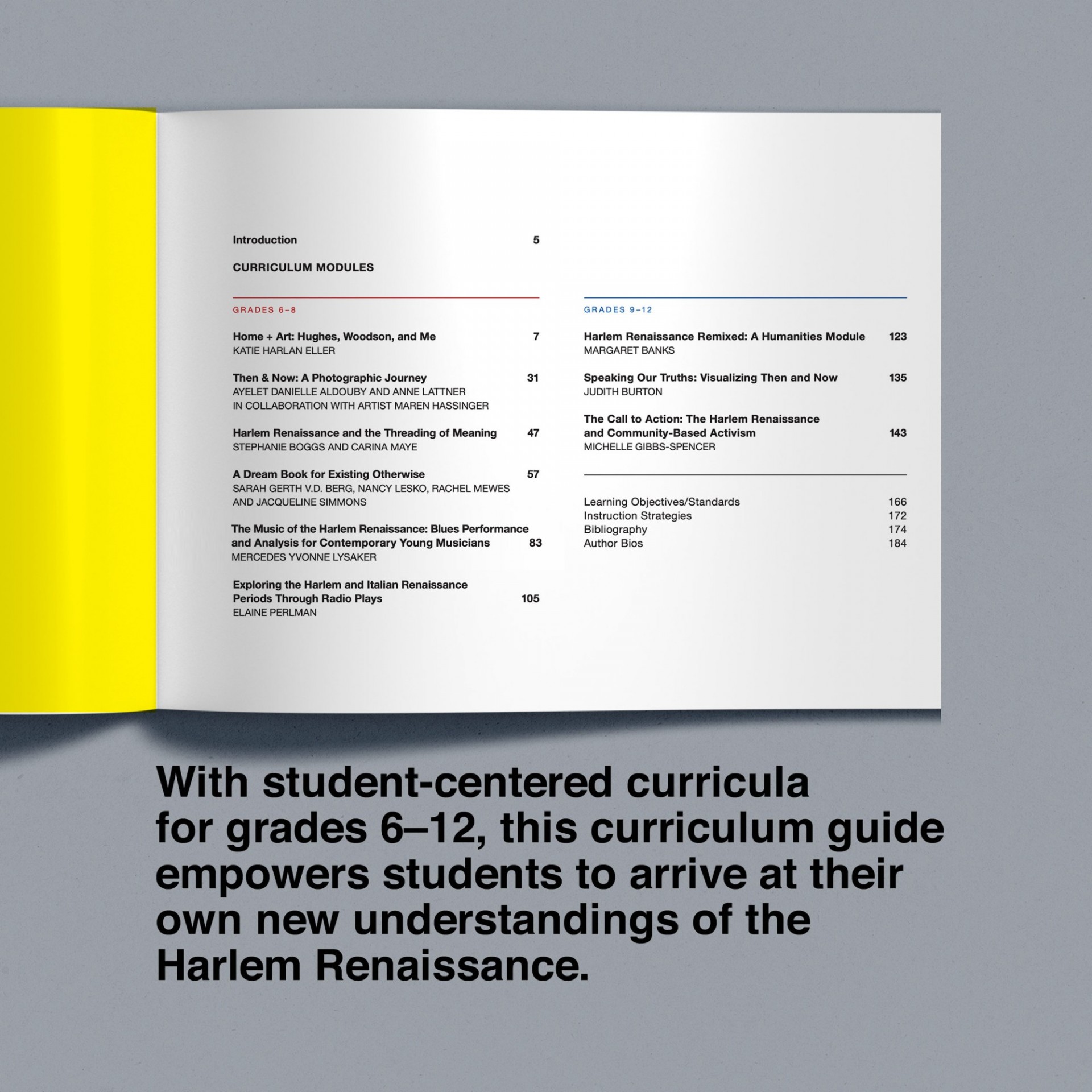Table of contents for "Teaching the Harlem Renaissance in the 21st Century"