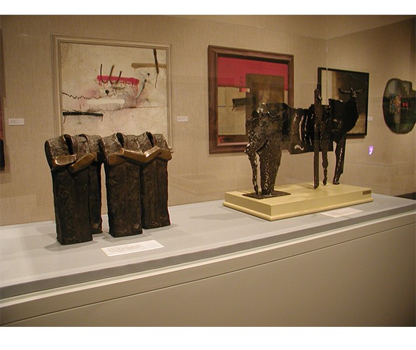 Installation view of the exhibition “Modernism and Iraq“ curated by Zainab Bahrani and Nada Shabout. On view at the Wallach Art Gallery, Columbia University, January 27 - March 28, 2009.