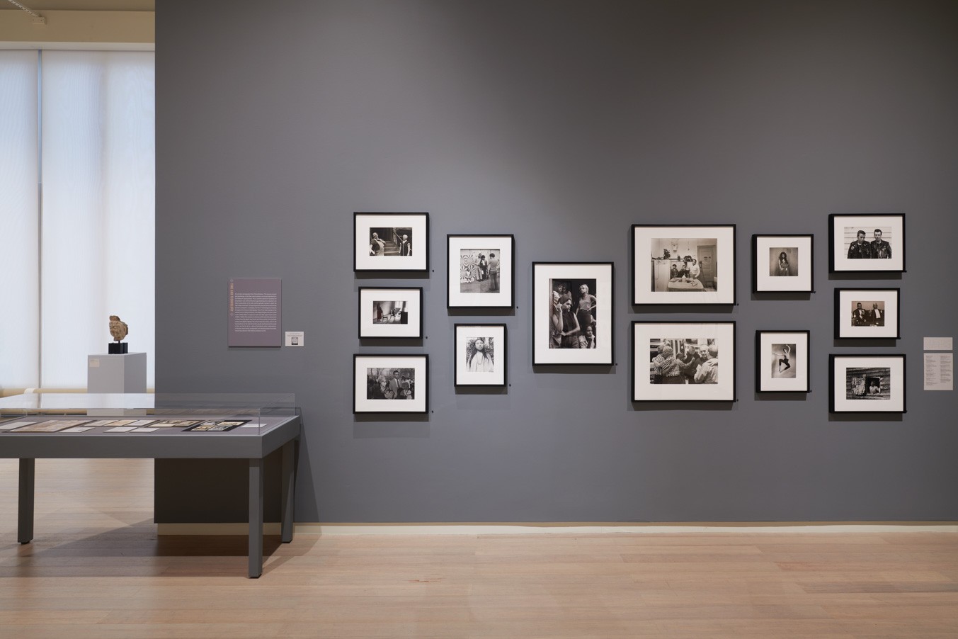 Installation view of the exhibition "Time and Face: Daguerreotypes to Digital Print", on view at the Wallach Art Gallery, Columbia University December 4, 2021-March 12, 2022.