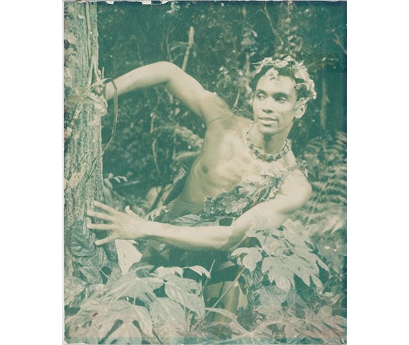 Arthur Mitchell as Puck in "A Midsummer Night’s Dream", New York City Ballet, 1962. Unknown photographer. Collection Arthur Mitchell Archive, Rare Book & Manuscript Library, Columbia University.