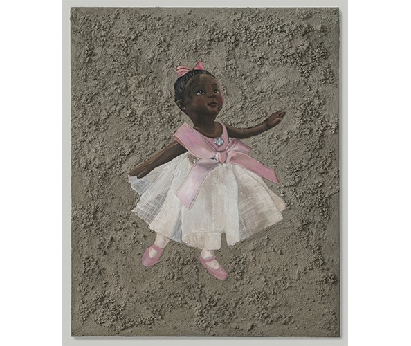 Lindsey Brittain Collins, Nannies Grave 2020 no. 2, 2020. Oil, acrylic, and cement on canvas. Courtesy the artist.