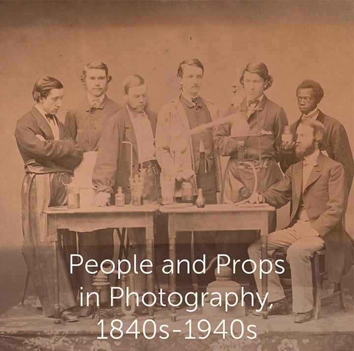 Image from the homepage of the website for "People and Props in Photography, 1840s-1940s"