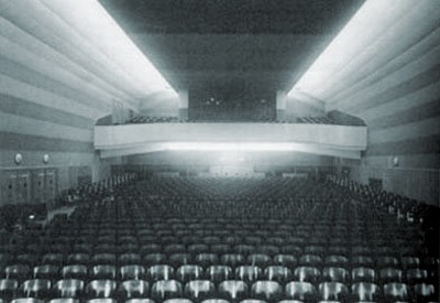 Photograph of Alfa Cinema, Ostrava, 1933, 1938, 1954; architects  Lubomír Šlapeta and Cestmír Šlapeta, with Arne Hosek 