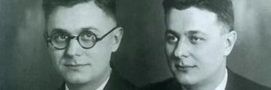 Cestmír (left) and Lubomír Šlapeta (right), 1933.