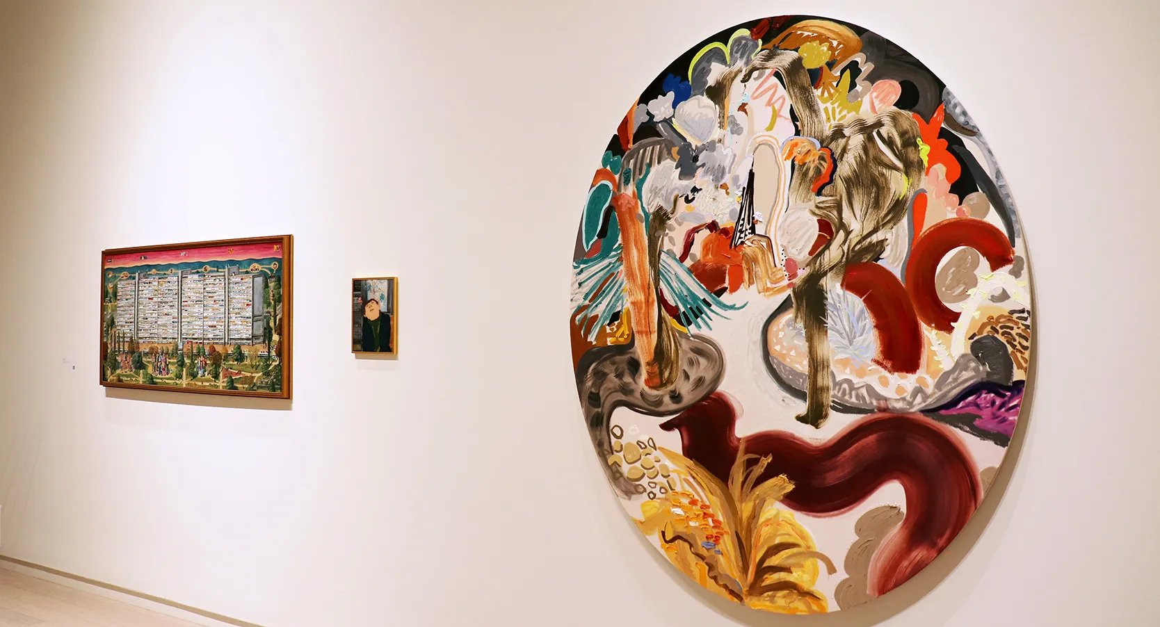 Installation view of the 2019 First-Year MFA Exhibition, on view at the Wallach Art Gallery, Columbia University March 29 – April 14, 2019. Photograph by Eddie José Bartolomei.