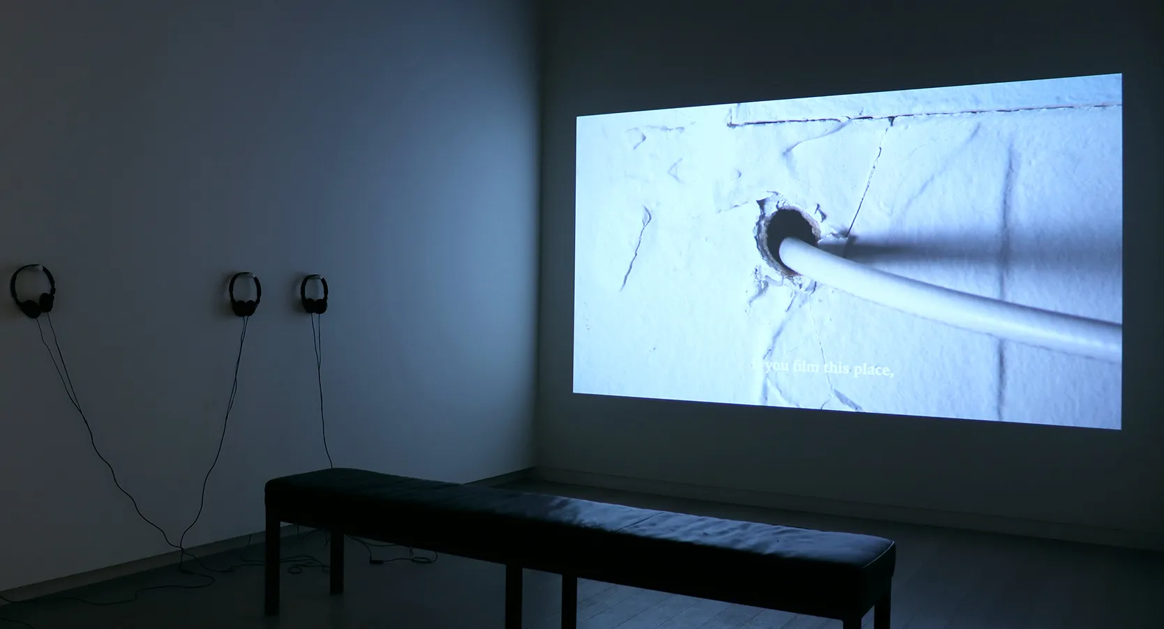 Installation view of the 2019 First-Year MFA Exhibition, on view at the Wallach Art Gallery, Columbia University March 29 – April 14, 2019. Photograph by Eddie José Bartolomei.