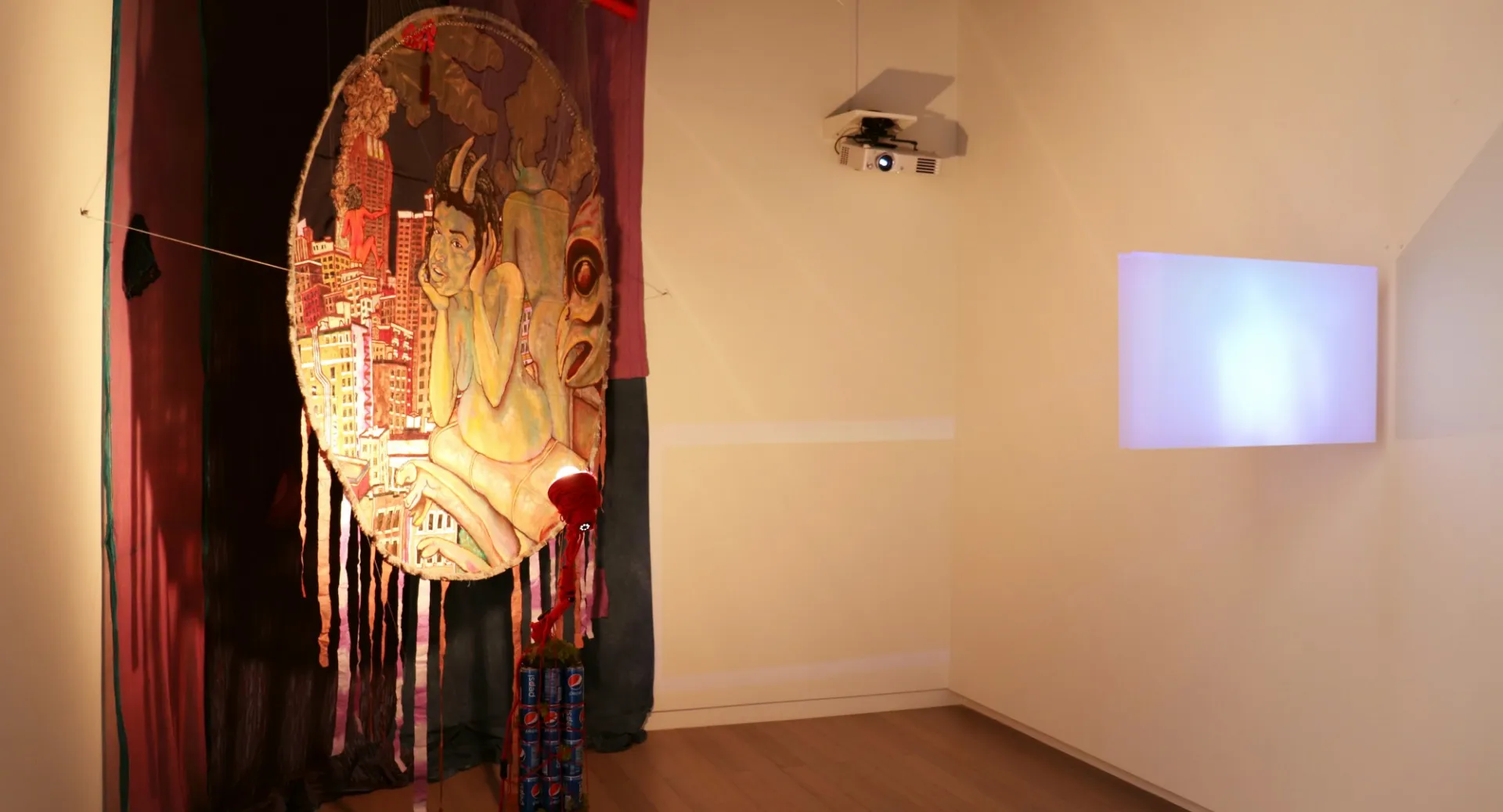Installation view of the 2019 First-Year MFA Exhibition, on view at the Wallach Art Gallery, Columbia University March 29 – April 14, 2019. Photograph by Eddie José Bartolomei.