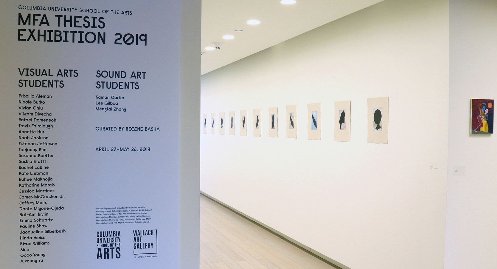 2019 MFA Thesis Exhibition | Wallach Art Gallery