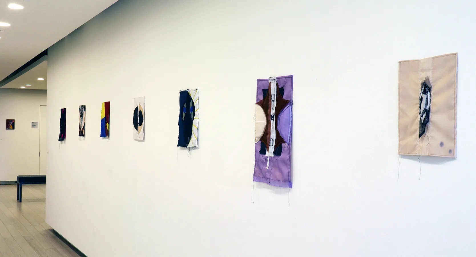 Installation view of the 6th floor 2019 MFA Thesis Exhibition, on view at the Wallach Art Gallery, Columbia University April 27 – May 26, 2019. Photograph by Eddie José Bartolomei. Courtesy the Wallach Art Gallery.