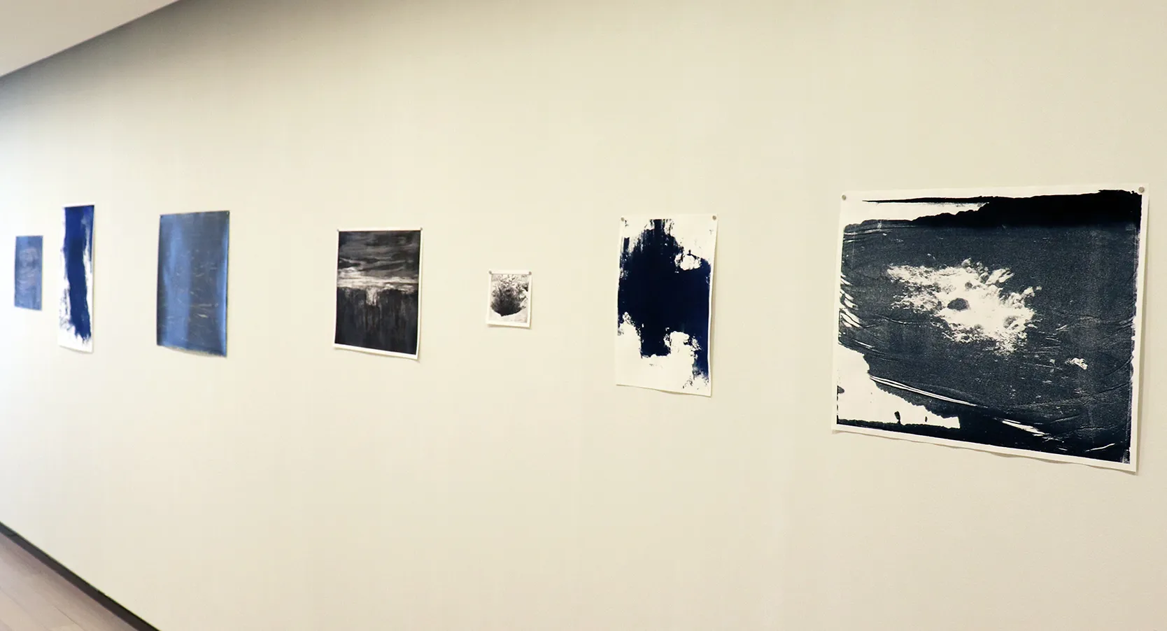Installation view of the 6th floor 2019 MFA Thesis Exhibition, on view at the Wallach Art Gallery, Columbia University April 27 – May 26, 2019. Photograph by Eddie José Bartolomei. Courtesy the Wallach Art Gallery.