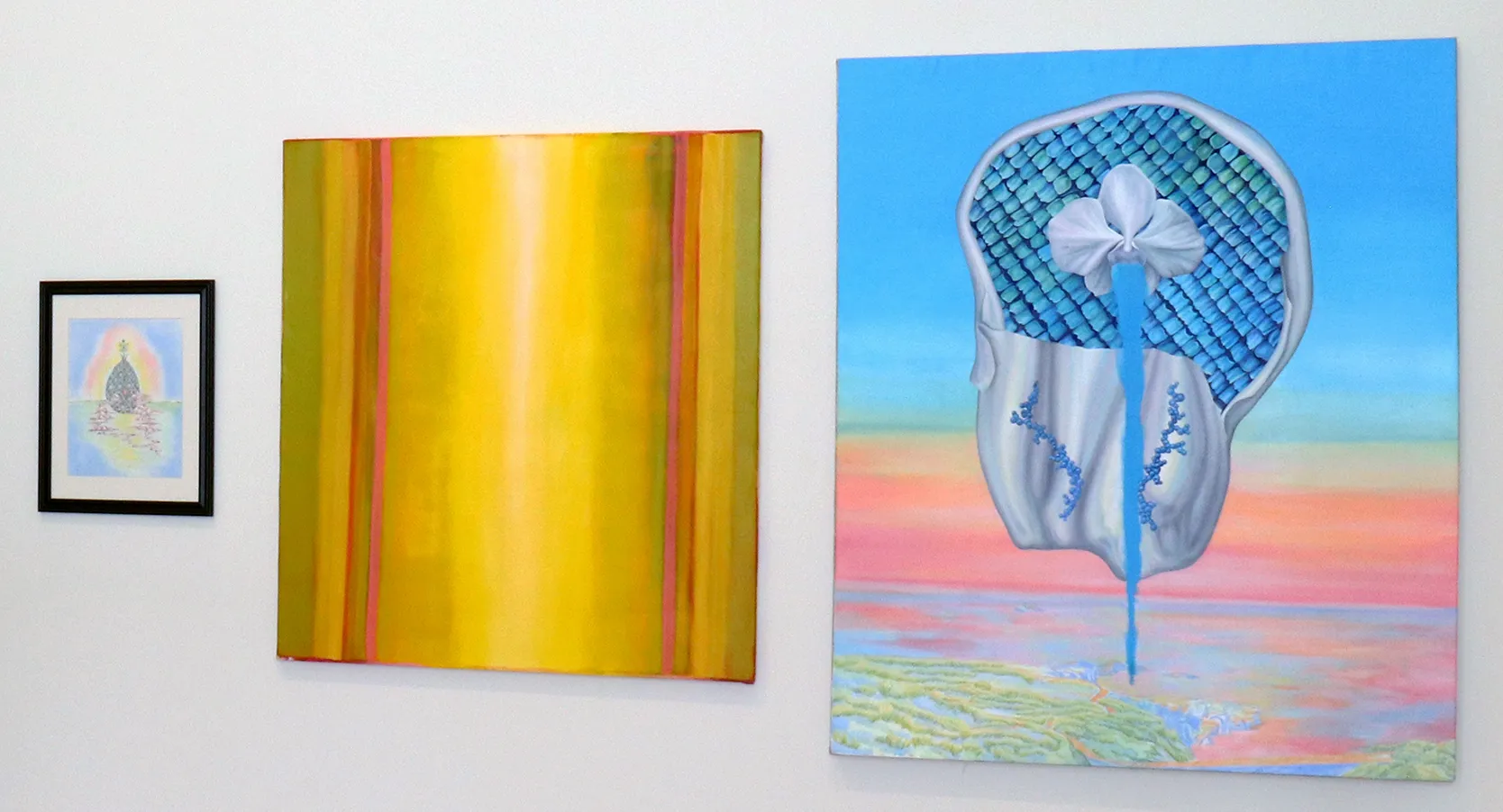 Installation view of the 6th floor 2019 MFA Thesis Exhibition, on view at the Wallach Art Gallery, Columbia University April 27 – May 26, 2019. Photograph by Eddie José Bartolomei. Courtesy the Wallach Art Gallery.