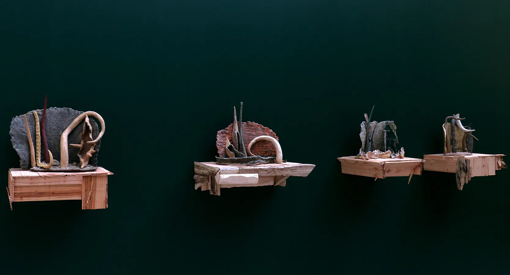 Installation view of the 6th floor 2019 MFA Thesis Exhibition, on view at the Wallach Art Gallery, Columbia University April 27 – May 26, 2019. Photograph by Eddie José Bartolomei. Courtesy the Wallach Art Gallery.