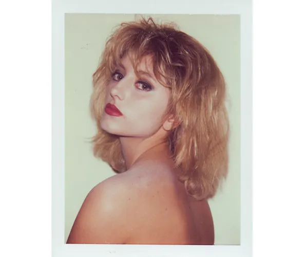 Andy Warhol. "Marie-Chantal Miller (Later, the Crown Princess of Greece)," 1985. Polacolor ER. Art Properties, Avery Architectural & Fine Arts Library, Columbia University. © The Andy Warhol Foundation for the Visual Arts, Inc.