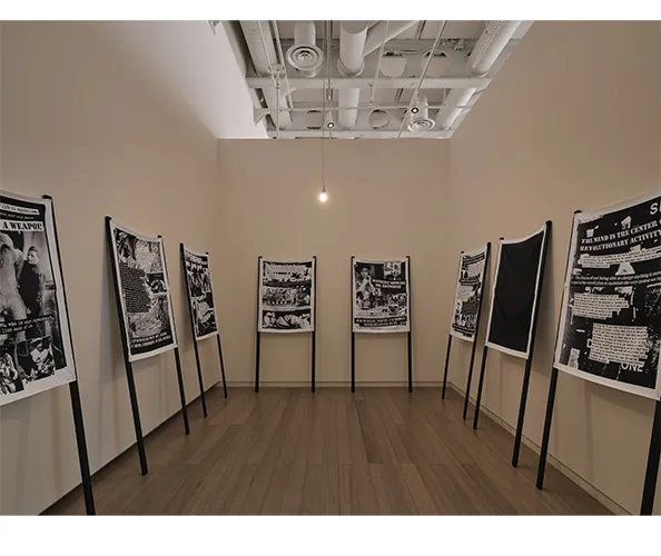 Installation view of Angela Su: Melencolia, on view at the Wallach Art Gallery February 2 - March 10, 2024. Photograph by Olympia Shannon.