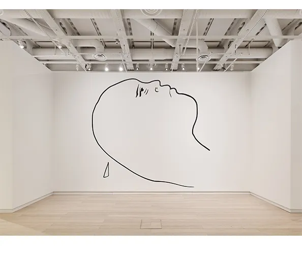 Installation view of “Autumn Knight: Nothing #26: The Potential of Nothing is Everything (Wallach).” On view at the Wallach Art Gallery February 3 - March 12, 2023. Photograph by Olympia Shannon.