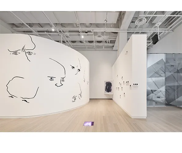 Installation view of “Autumn Knight: Nothing #26: The Potential of Nothing is Everything (Wallach).” On view at the Wallach Art Gallery February 3 - March 12, 2023. Photograph by Olympia Shannon.