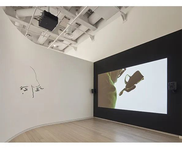 Installation view of “Autumn Knight: Nothing #26: The Potential of Nothing is Everything (Wallach).” On view at the Wallach Art Gallery February 3 - March 12, 2023. Photograph by Olympia Shannon.