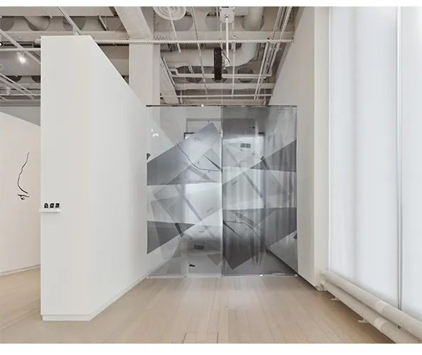 Installation view of “Autumn Knight: Nothing #26: The Potential of Nothing is Everything (Wallach).” On view at the Wallach Art Gallery February 3 - March 12, 2023. Photograph by Olympia Shannon.