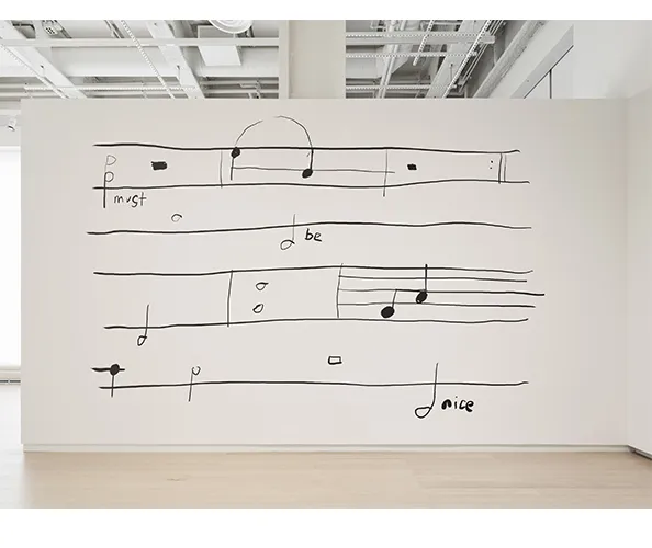 Installation view of “Autumn Knight: Nothing #26: The Potential of Nothing is Everything (Wallach).” On view at the Wallach Art Gallery February 3 - March 12, 2023. Photograph by Olympia Shannon.