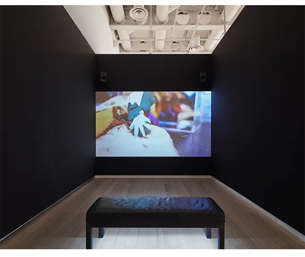 Installation view of “Autumn Knight: Nothing #26: The Potential of Nothing is Everything (Wallach).” On view at the Wallach Art Gallery February 3 - March 12, 2023. Photograph by Olympia Shannon.