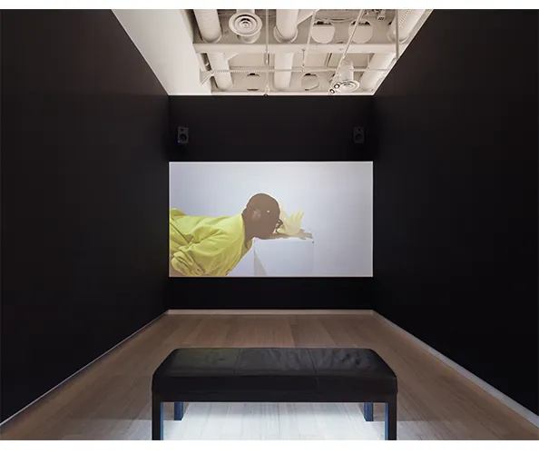 Installation view of “Autumn Knight: Nothing #26: The Potential of Nothing is Everything (Wallach).” On view at the Wallach Art Gallery February 3 - March 12, 2023. Photograph by Olympia Shannon.
