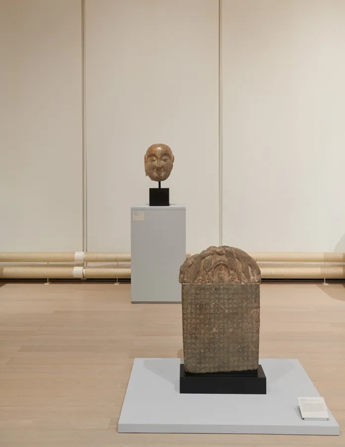 Installation view of the exhibition "What Is the Use of Buddhist Art?", on view at the Wallach Art Gallery, Columbia University December 4, 2021-March 12, 2022.