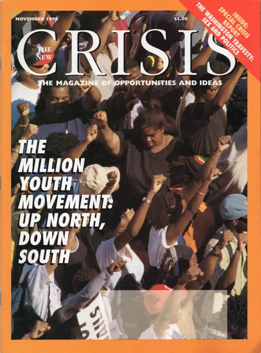 The Crisis magazine with cover photo by Carmen L. de Jesús, 1998