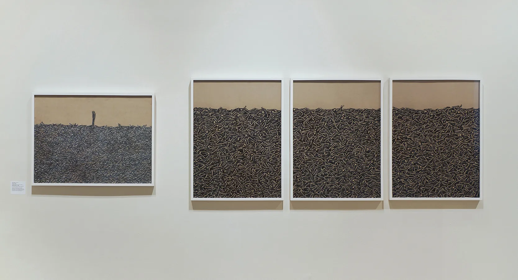 Installation view of the exhibition "The Way We Remember", on view at the Wallach Art Gallery, Columbia University September 10-November 13, 2021. Photograph by Kyle Knodell.