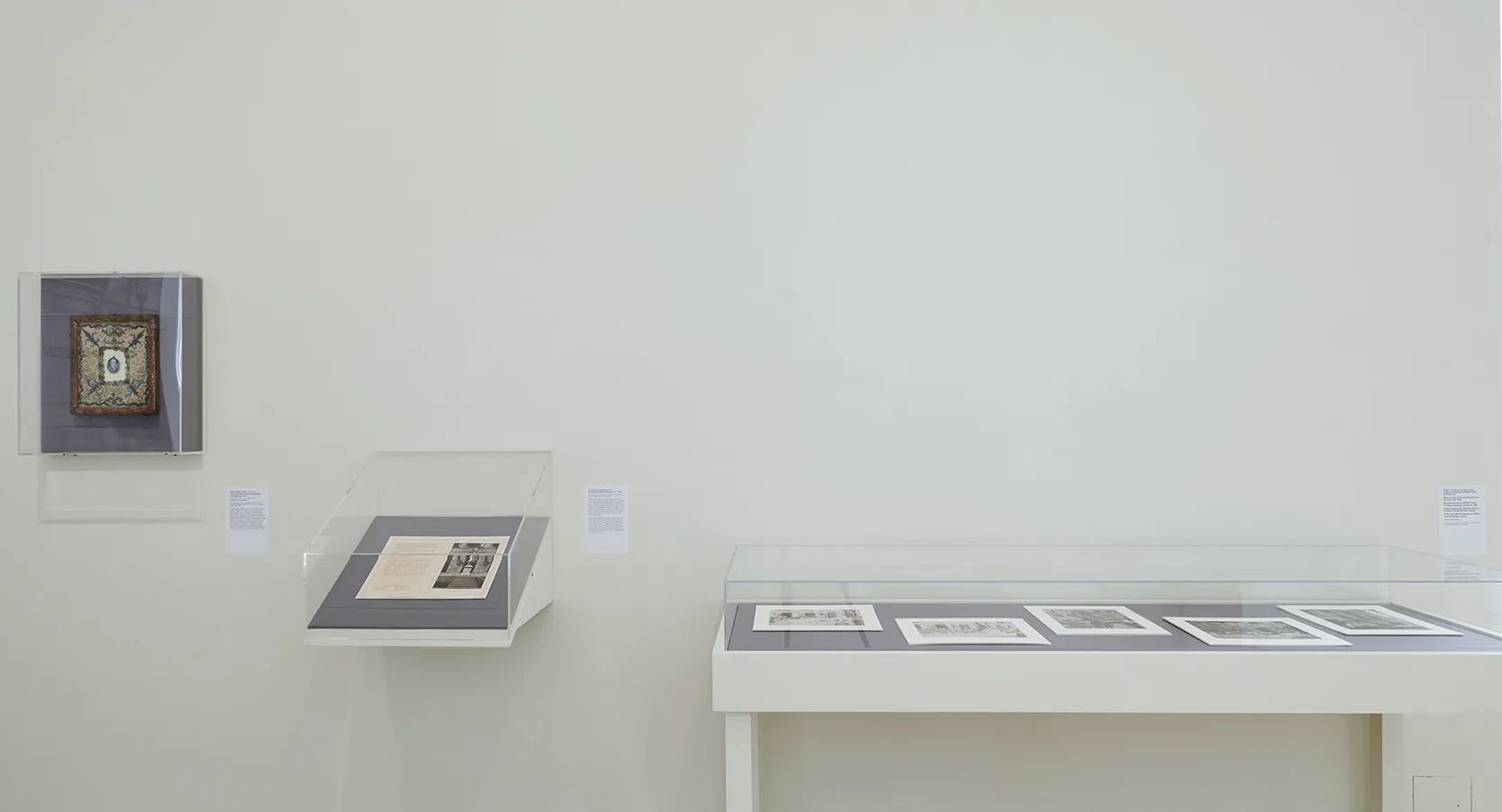 Installation view of the exhibition "The Way We Remember", on view at the Wallach Art Gallery, Columbia University September 10-November 13, 2021. Photograph by Kyle Knodell.
