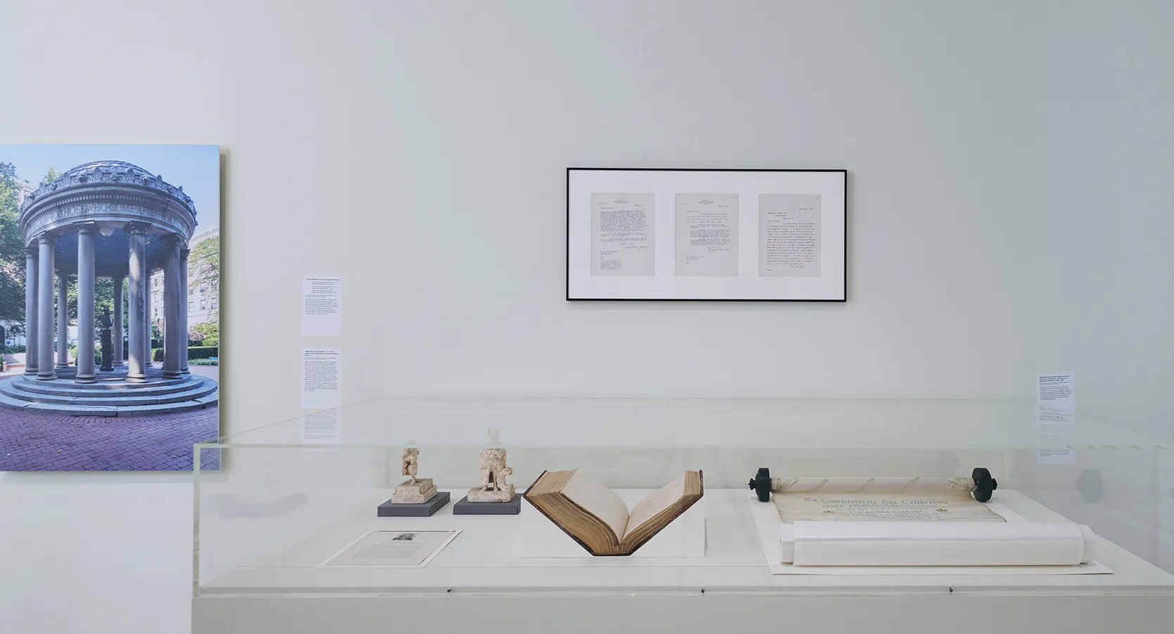 Installation view of the exhibition "The Way We Remember", on view at the Wallach Art Gallery, Columbia University September 10-November 13, 2021. Photograph by Kyle Knodell.