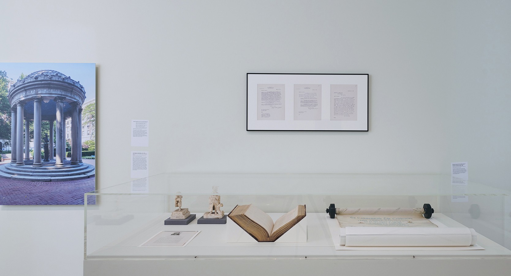 Installation view of the exhibition "The Way We Remember", on view at the Wallach Art Gallery, Columbia University September 10-November 13, 2021. Photograph by Kyle Knodell.