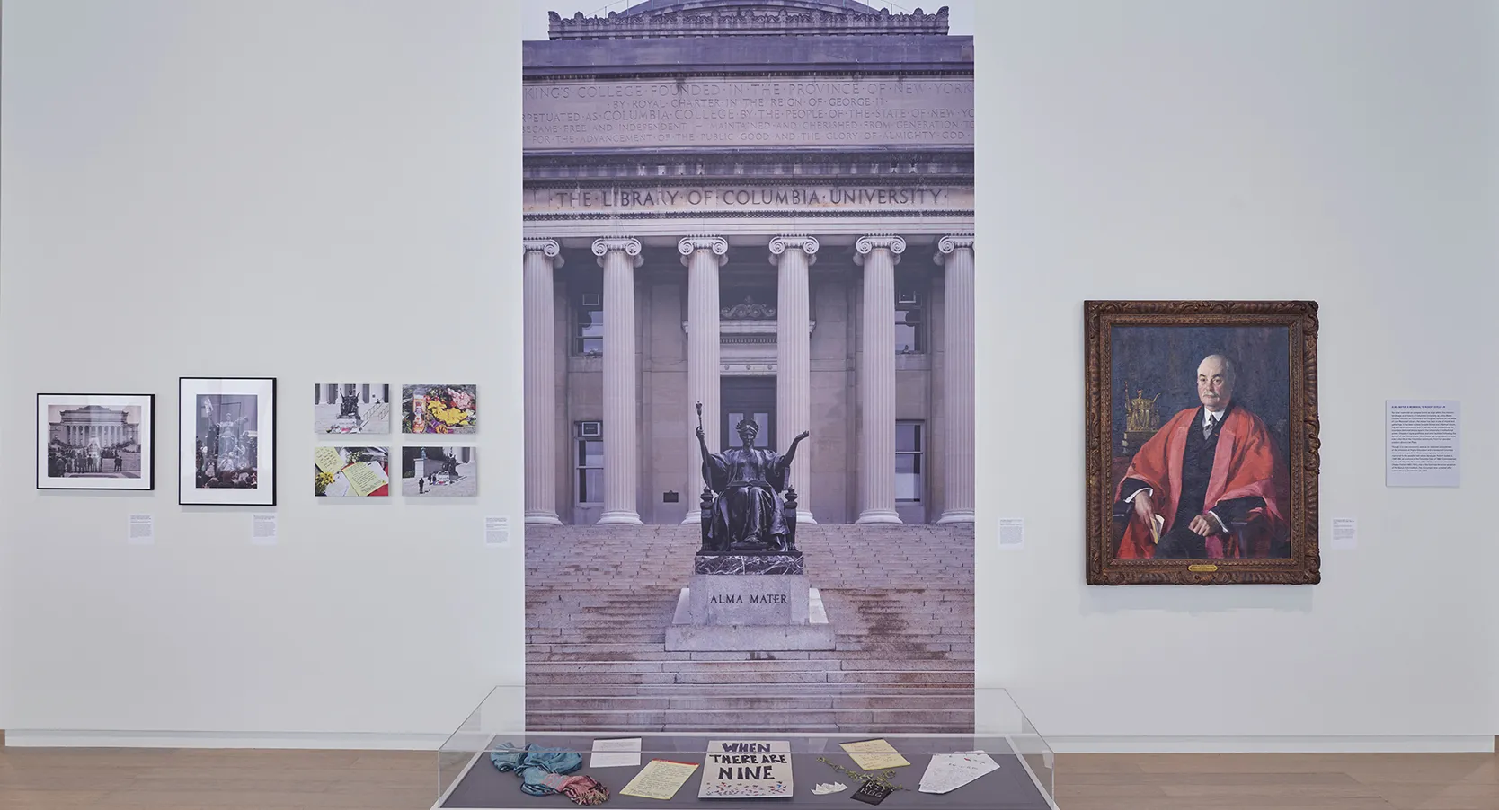 Installation view of the exhibition "The Way We Remember", on view at the Wallach Art Gallery, Columbia University September 10-November 13, 2021. Photograph by Kyle Knodell.