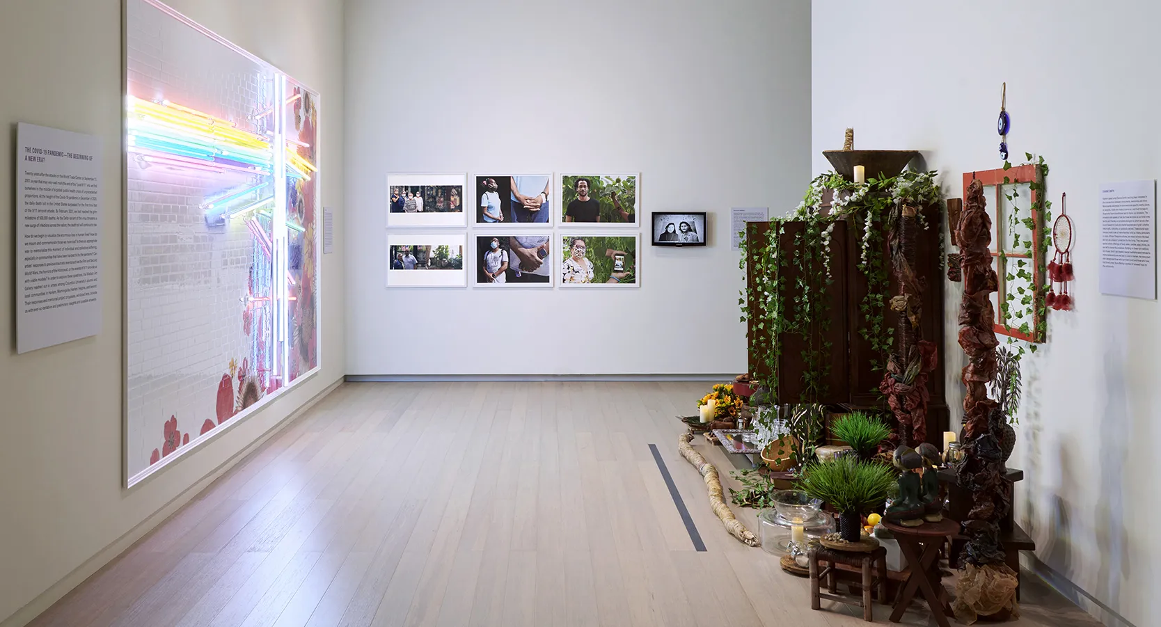 Installation view of the exhibition "The Way We Remember", on view at the Wallach Art Gallery, Columbia University September 10-November 13, 2021. Photograph by Kyle Knodell.