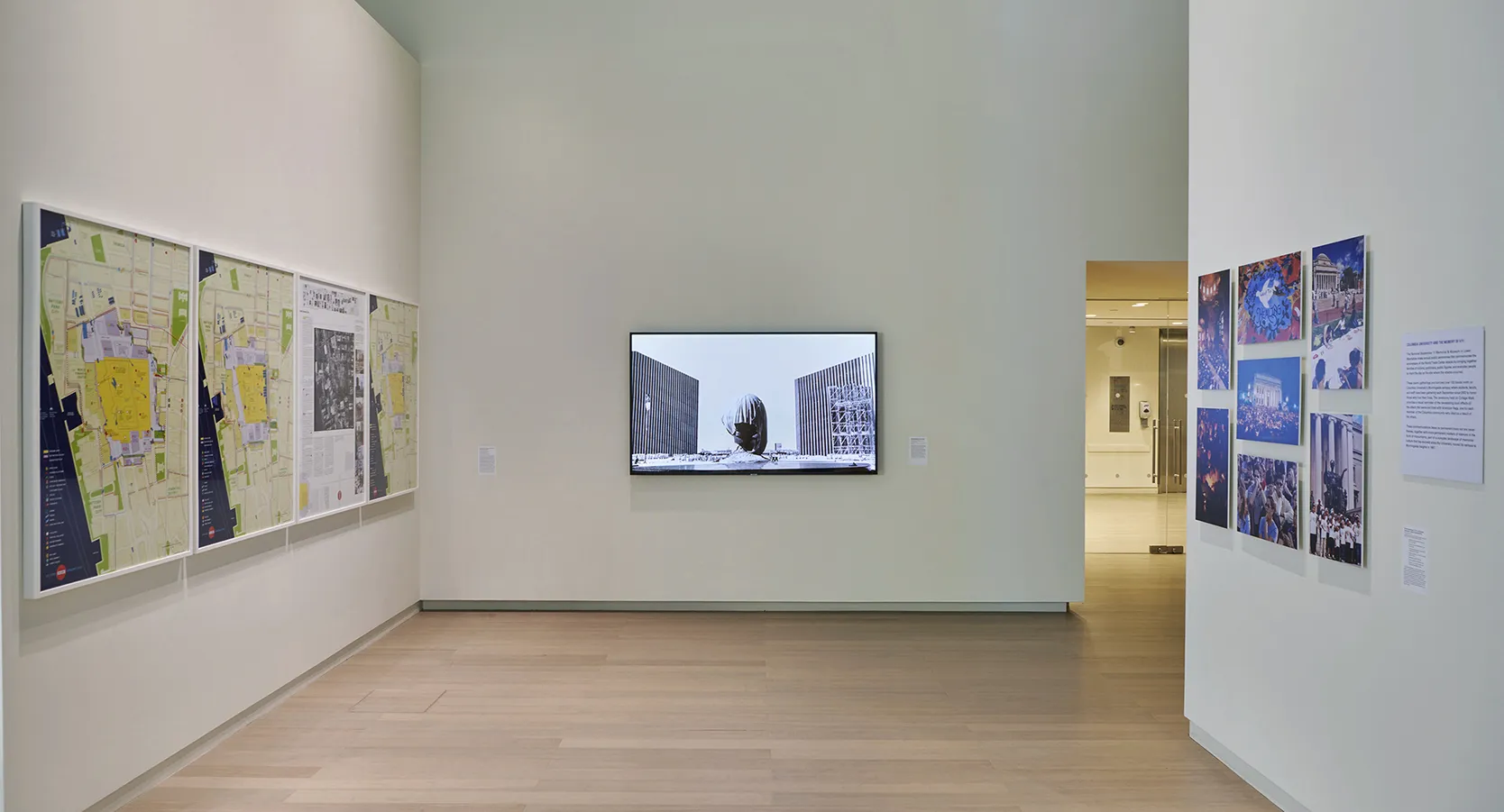 Installation view of the exhibition "The Way We Remember", on view at the Wallach Art Gallery, Columbia University September 10-November 13, 2021. Photograph by Kyle Knodell.