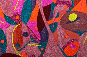 Detail of "emergence: stardust from tomorrow," 2023
