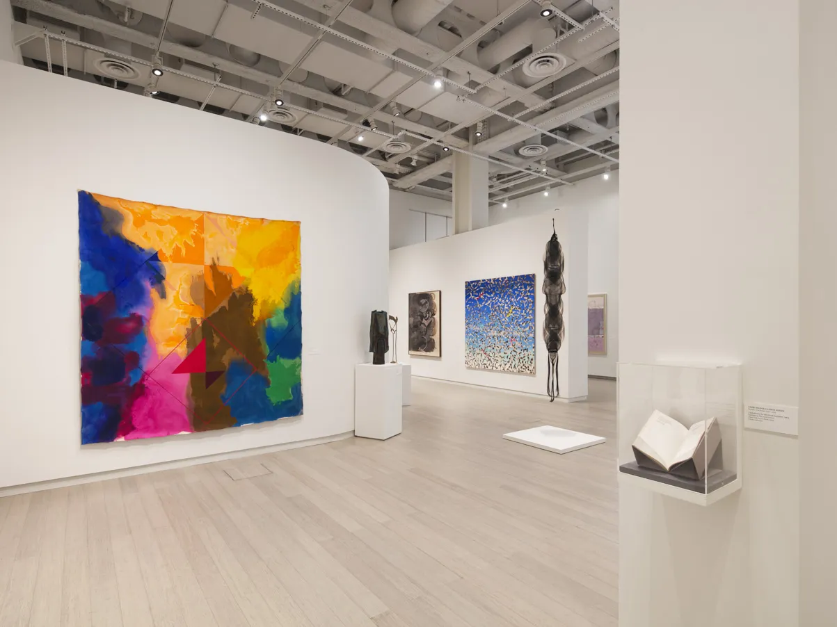 Installation view of the exhibition "Dead Lecturer / distant relative: Notes from the Woodshed 1950-1980" curated by Genji Amino. On view at the Wallach Art Gallery, Columbia University, July 9 - October 1, 2022.