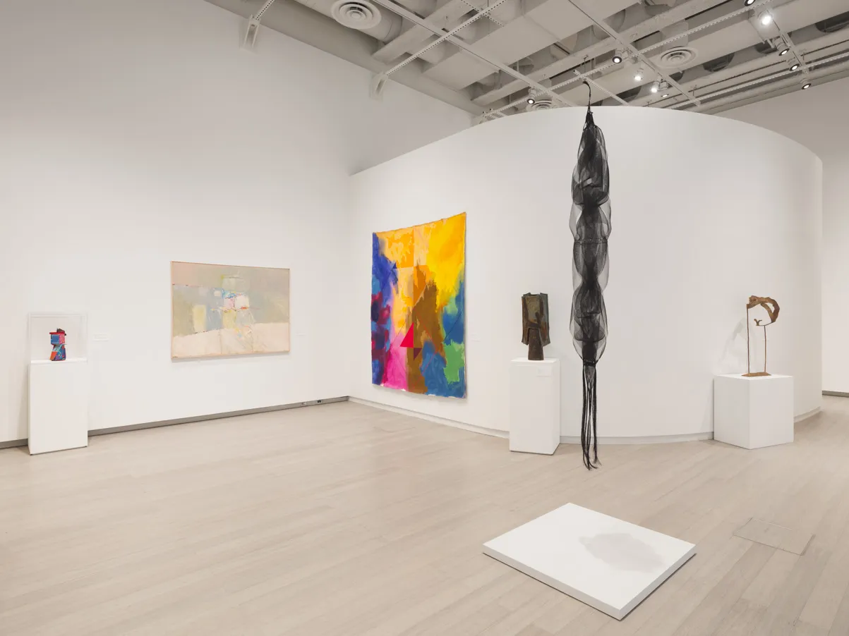 Installation view of the exhibition "Dead Lecturer / distant relative: Notes from the Woodshed 1950-1980" curated by Genji Amino. On view at the Wallach Art Gallery, Columbia University, July 9 - October 1, 2022.