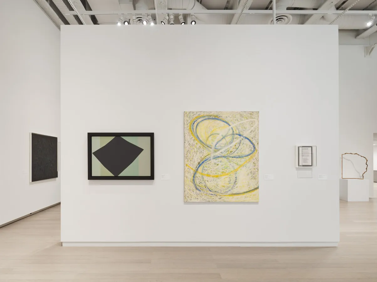 Installation view of the exhibition "Dead Lecturer / distant relative: Notes from the Woodshed 1950-1980" curated by Genji Amino. On view at the Wallach Art Gallery, Columbia University, July 9 - October 1, 2022.