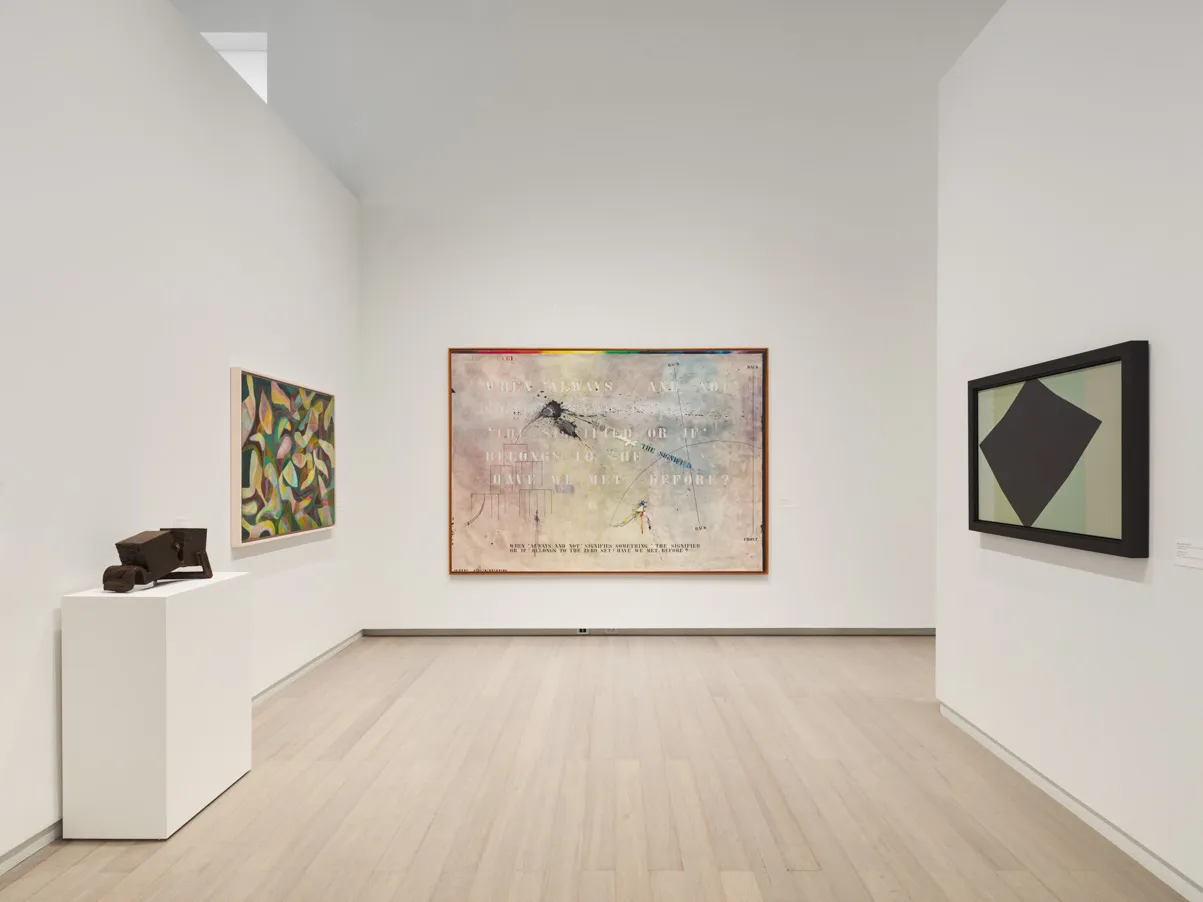 Installation view of the exhibition "Dead Lecturer / distant relative: Notes from the Woodshed 1950-1980" curated by Genji Amino. On view at the Wallach Art Gallery, Columbia University, July 9 - October 1, 2022.