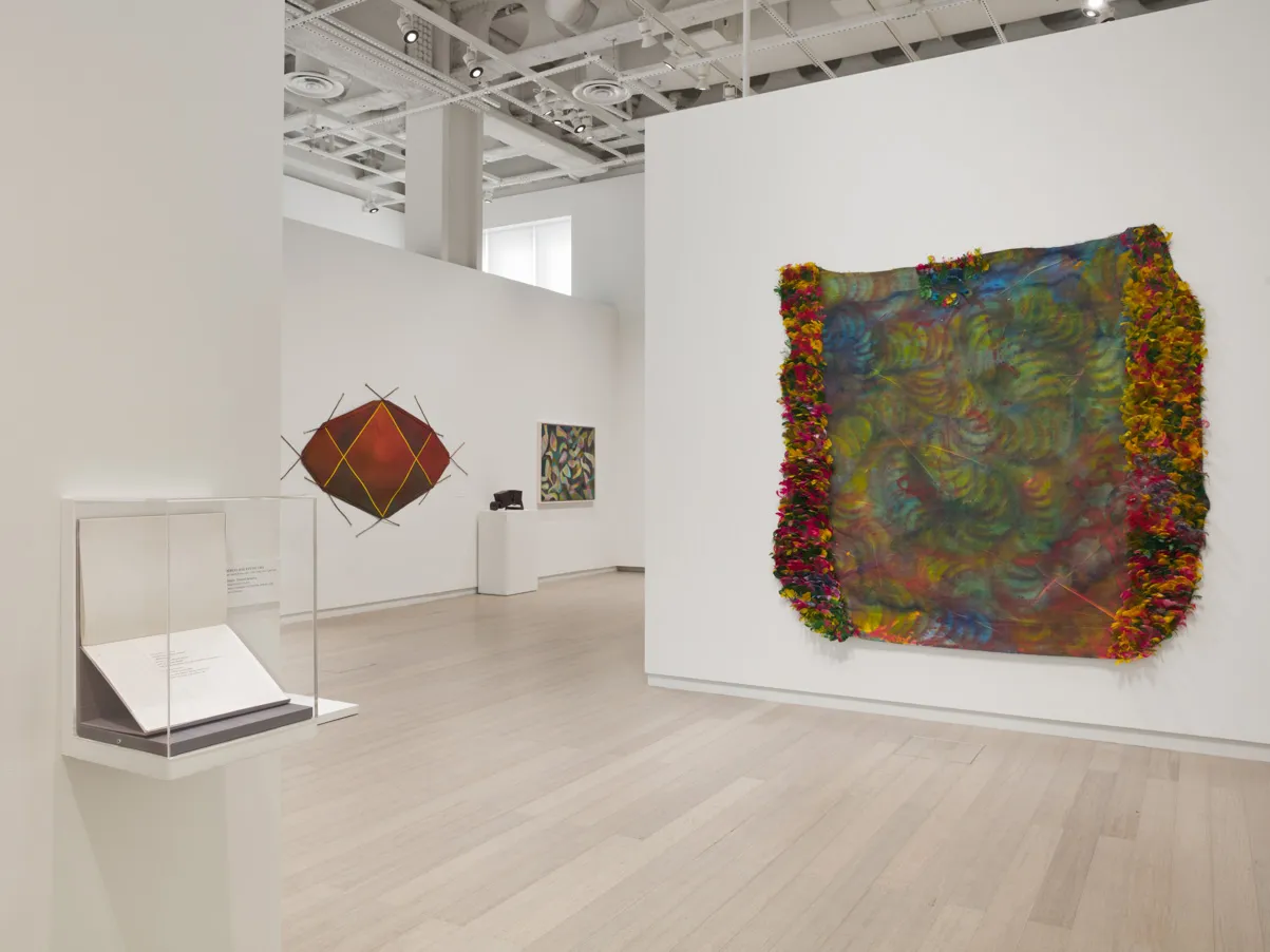 Installation view of the exhibition "Dead Lecturer / distant relative: Notes from the Woodshed 1950-1980" curated by Genji Amino. On view at the Wallach Art Gallery, Columbia University, July 9 - October 1, 2022.
