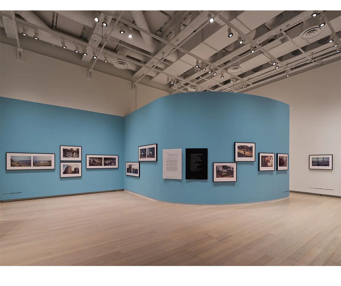 Installation view of “Allan Sekula: Fish Story,” on view at the Wallach Art Gallery from October 2 to December 20, 2026. Photograph by Olympia Shannon.