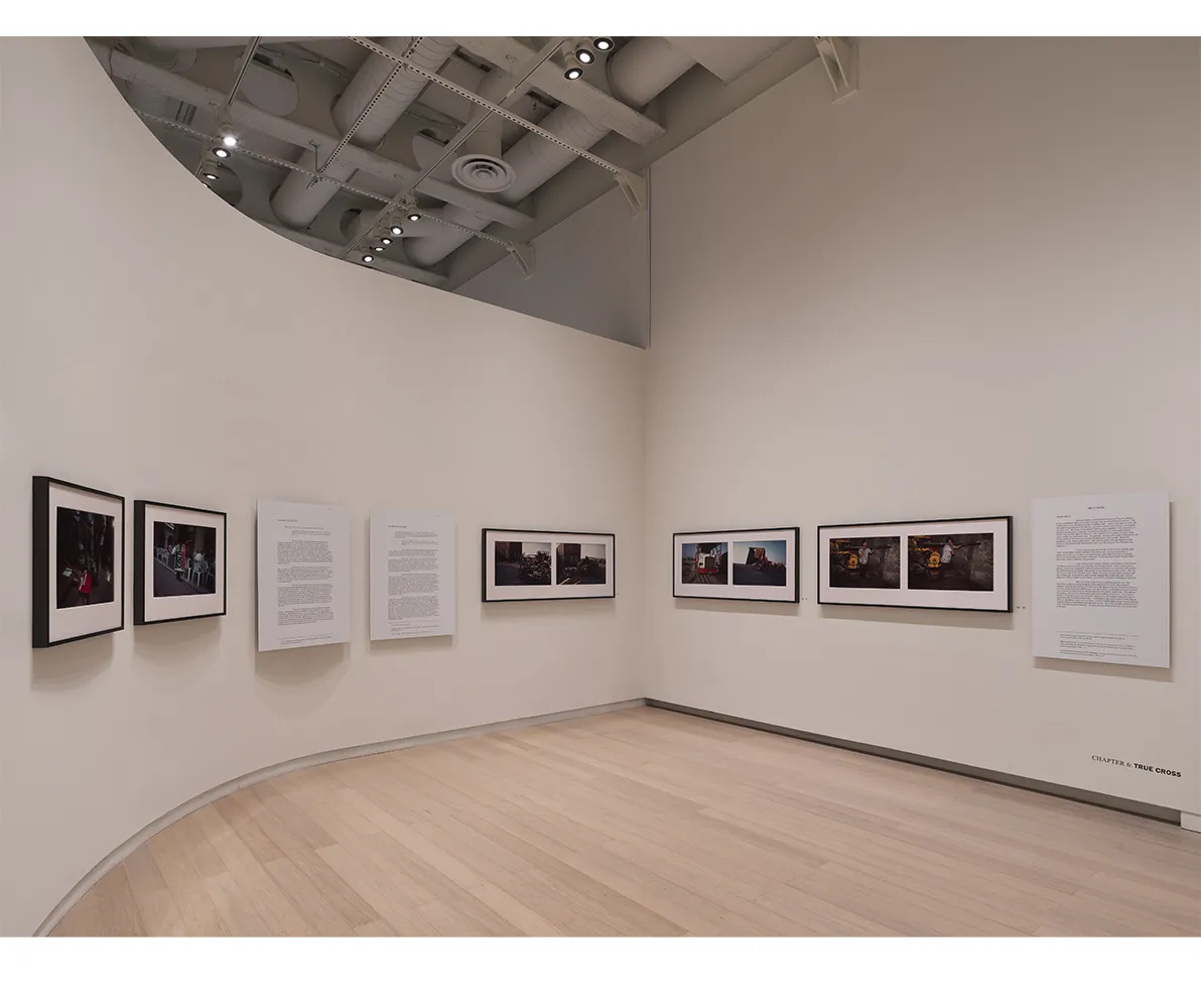 Installation view of “Allan Sekula: Fish Story,” on view at the Wallach Art Gallery from October 2 to December 20, 2026. Photograph by Olympia Shannon.
