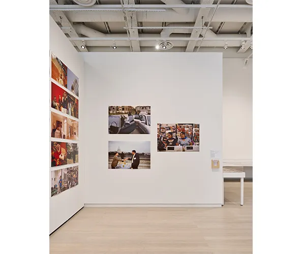 Installation view of "Looking for Ourselves: Gauri Gill’s The Americans, 2000–2007" on view at the Wallach Art Gallery March 23–April 7, 2024. Photograph by Olympia Shannon. Courtesy the Wallach Art Gallery.