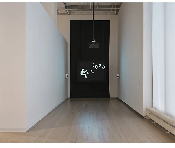 Installation view of "Growing Sideways: Performing Childhood." Photograph by Olympia Shannon.